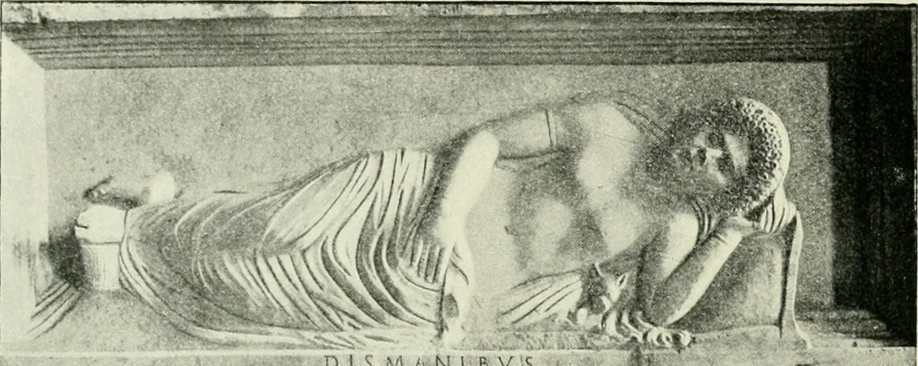 An illustration from Geschichte des florentinischen Grabmals von den ältesten Zeiten bis Michelangelo, 1904, leaf 289