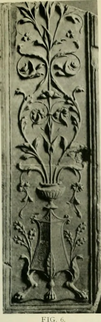 An illustration from Geschichte des florentinischen Grabmals von den ältesten Zeiten bis Michelangelo, 1904, leaf 292