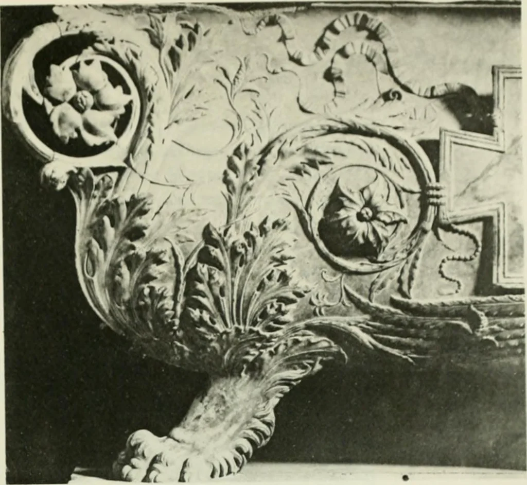 An illustration from Geschichte des florentinischen Grabmals von den ältesten Zeiten bis Michelangelo, 1904, leaf 292