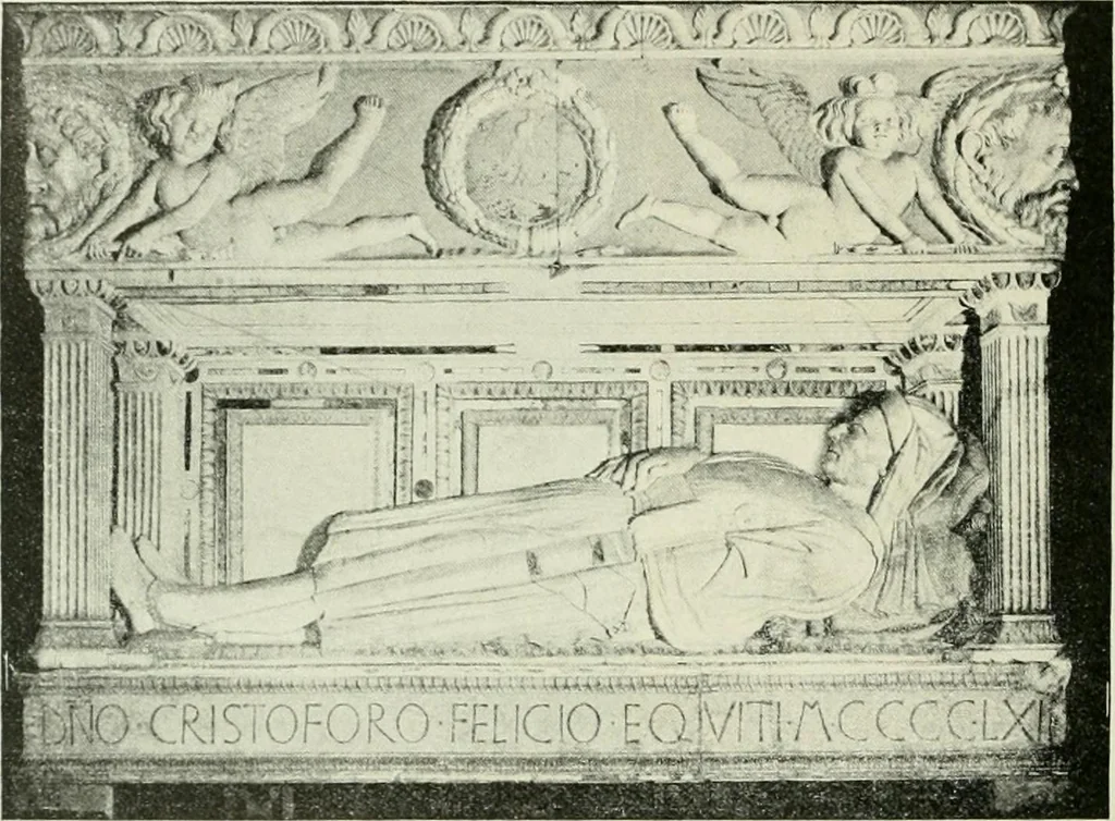 An illustration from Geschichte des florentinischen Grabmals von den ältesten Zeiten bis Michelangelo, 1904, leaf 295