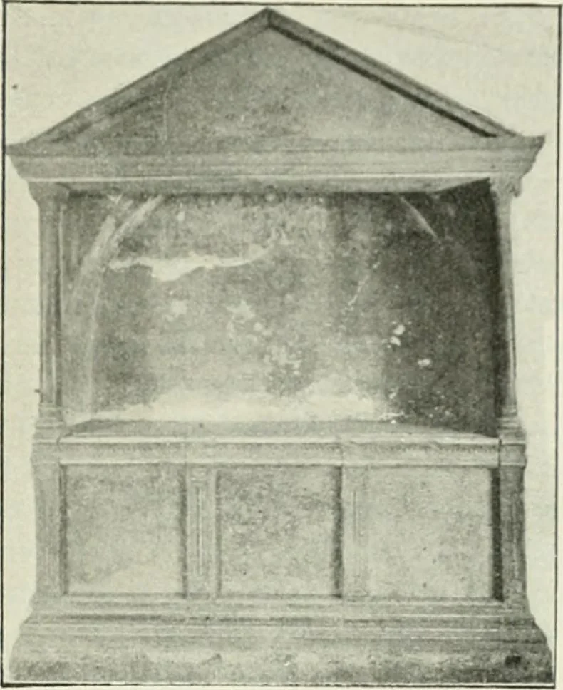 An illustration from Geschichte des florentinischen Grabmals von den ältesten Zeiten bis Michelangelo, 1904, leaf 30