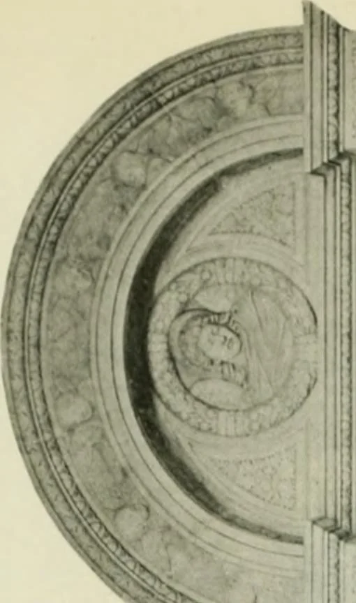 An illustration from Geschichte des florentinischen Grabmals von den ältesten Zeiten bis Michelangelo, 1904, leaf 302