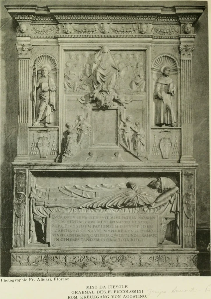 An illustration from Geschichte des florentinischen Grabmals von den ältesten Zeiten bis Michelangelo, 1904, leaf 306