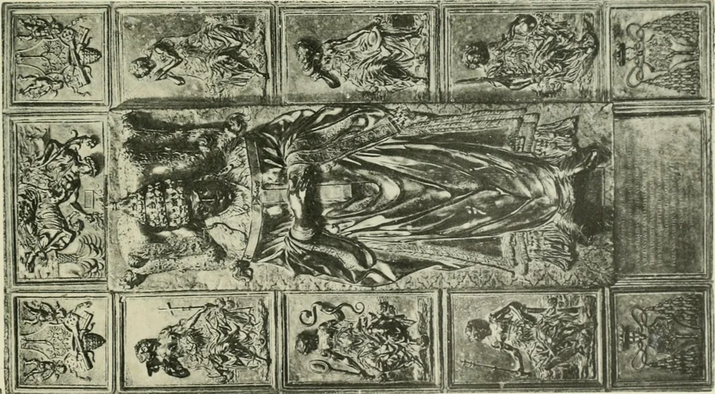 An illustration from Geschichte des florentinischen Grabmals von den ältesten Zeiten bis Michelangelo, 1904, leaf 306