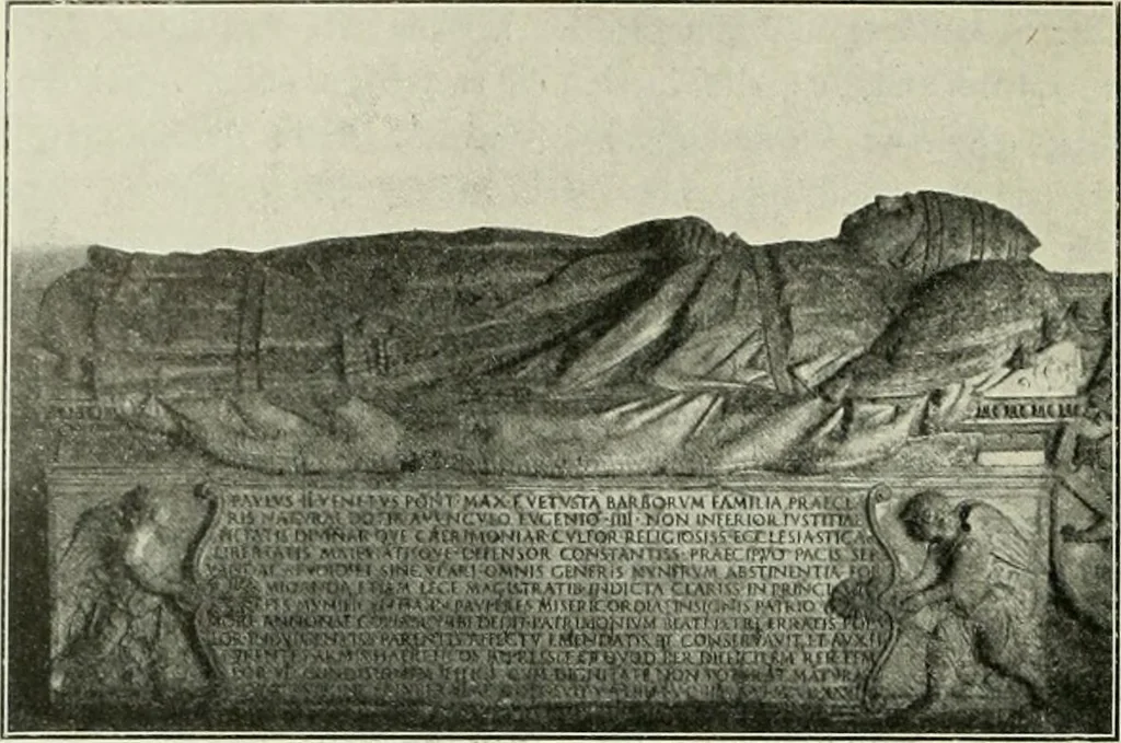 An illustration from Geschichte des florentinischen Grabmals von den ältesten Zeiten bis Michelangelo, 1904, leaf 309