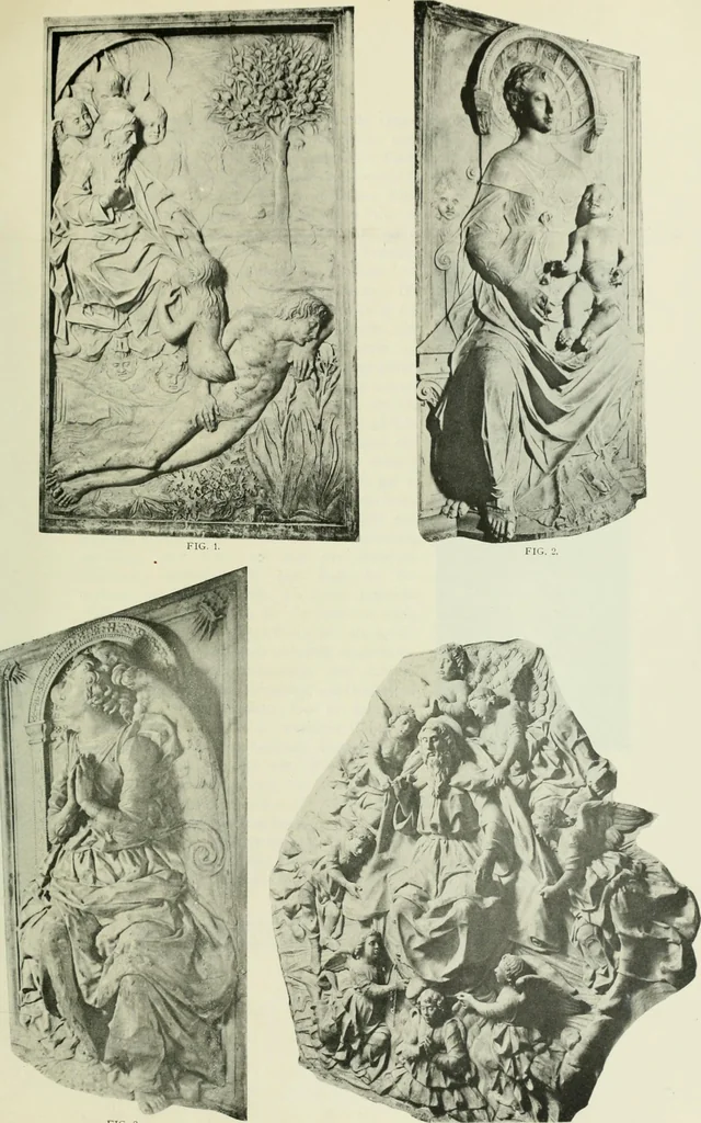 An illustration from Geschichte des florentinischen Grabmals von den ältesten Zeiten bis Michelangelo, 1904, leaf 320