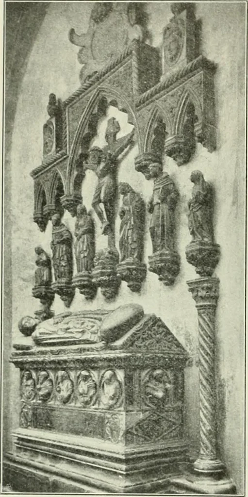 An illustration from Geschichte des florentinischen Grabmals von den ältesten Zeiten bis Michelangelo, 1904, leaf 327