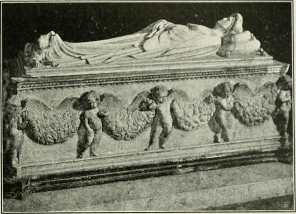 An illustration from Geschichte des florentinischen Grabmals von den ältesten Zeiten bis Michelangelo, 1904, leaf 328