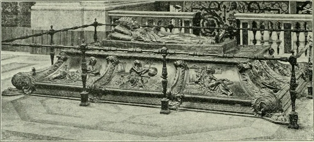 An illustration from Geschichte des florentinischen Grabmals von den ältesten Zeiten bis Michelangelo, 1904, leaf 331