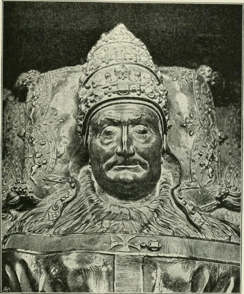 An illustration from Geschichte des florentinischen Grabmals von den ältesten Zeiten bis Michelangelo, 1904, leaf 336