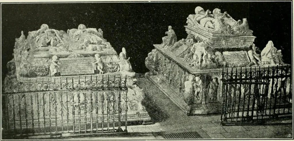 An illustration from Geschichte des florentinischen Grabmals von den ältesten Zeiten bis Michelangelo, 1904, leaf 337