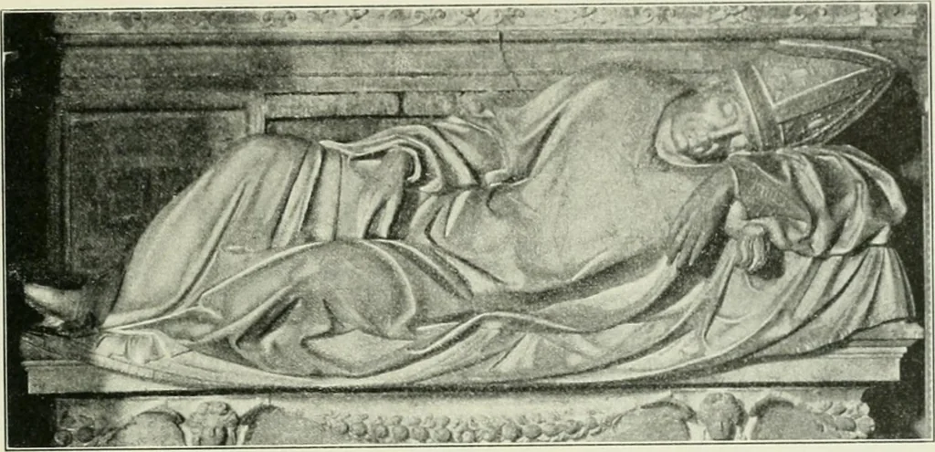 An illustration from Geschichte des florentinischen Grabmals von den ältesten Zeiten bis Michelangelo, 1904, leaf 348
