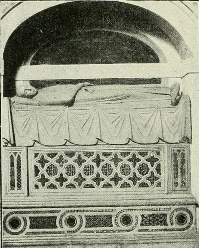 An illustration from Geschichte des florentinischen Grabmals von den ältesten Zeiten bis Michelangelo, 1904, leaf 35