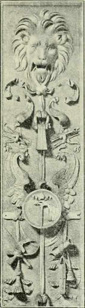 An illustration from Geschichte des florentinischen Grabmals von den ältesten Zeiten bis Michelangelo, 1904, leaf 358