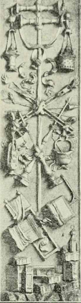 An illustration from Geschichte des florentinischen Grabmals von den ältesten Zeiten bis Michelangelo, 1904, leaf 358