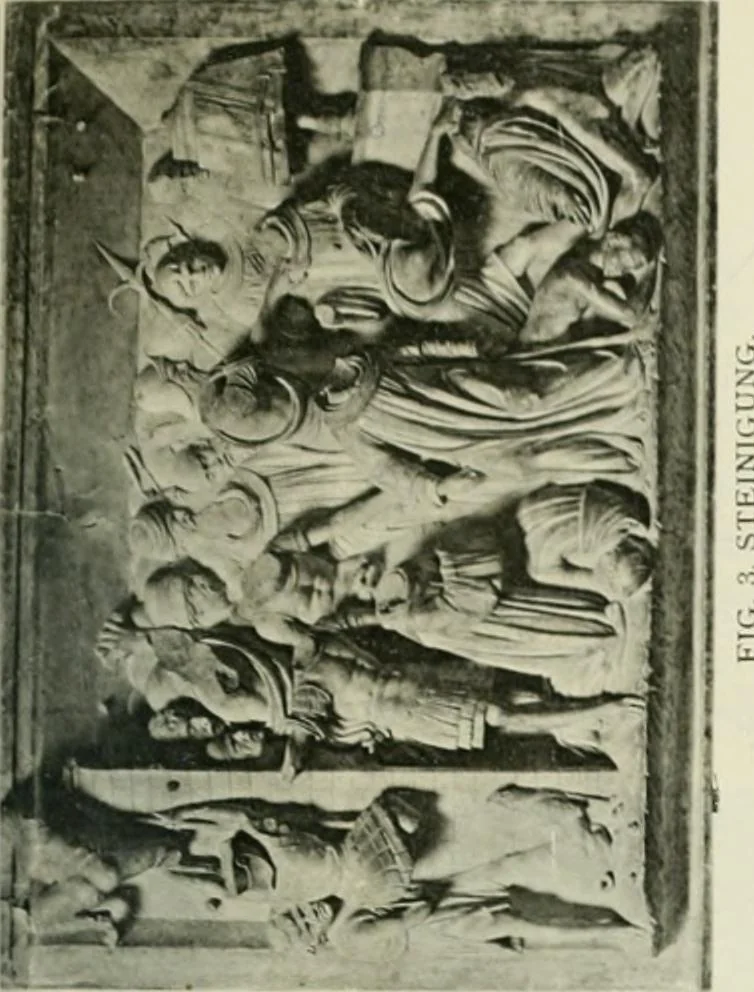 An illustration from Geschichte des florentinischen Grabmals von den ältesten Zeiten bis Michelangelo, 1904, leaf 360