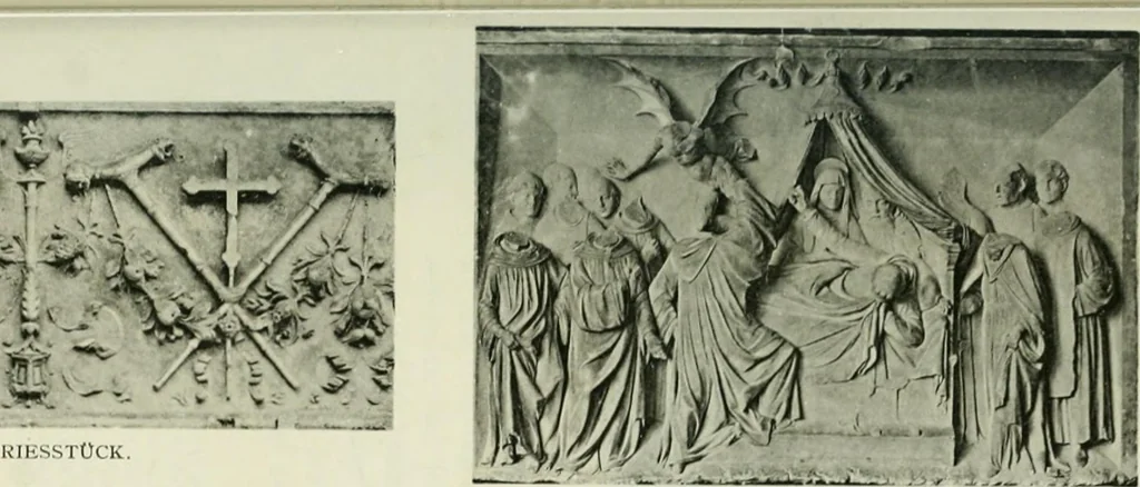 An illustration from Geschichte des florentinischen Grabmals von den ältesten Zeiten bis Michelangelo, 1904, leaf 360