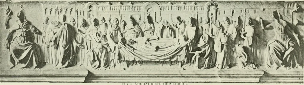 An illustration from Geschichte des florentinischen Grabmals von den ältesten Zeiten bis Michelangelo, 1904, leaf 360