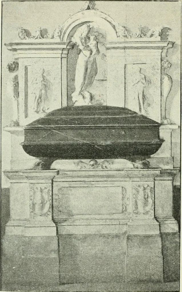 An illustration from Geschichte des florentinischen Grabmals von den ältesten Zeiten bis Michelangelo, 1904, leaf 363