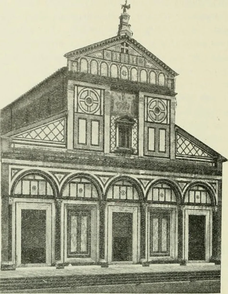An illustration from Geschichte des florentinischen Grabmals von den ältesten Zeiten bis Michelangelo, 1904, leaf 365