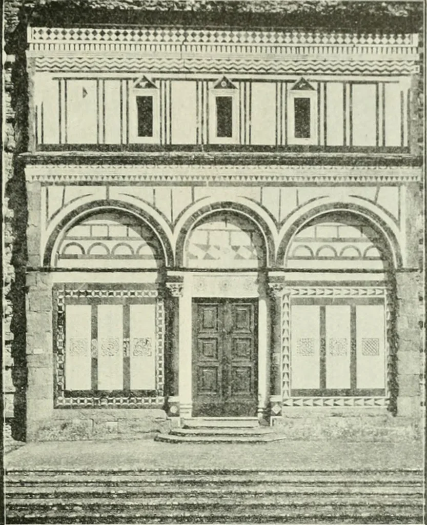 An illustration from Geschichte des florentinischen Grabmals von den ältesten Zeiten bis Michelangelo, 1904, leaf 368