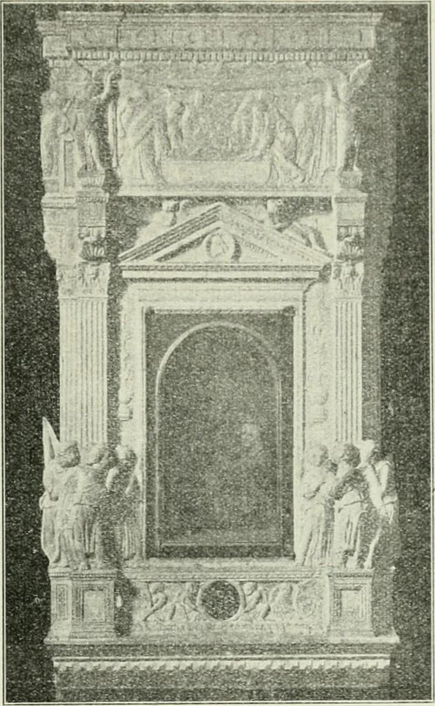 An illustration from Geschichte des florentinischen Grabmals von den ältesten Zeiten bis Michelangelo, 1904, leaf 378