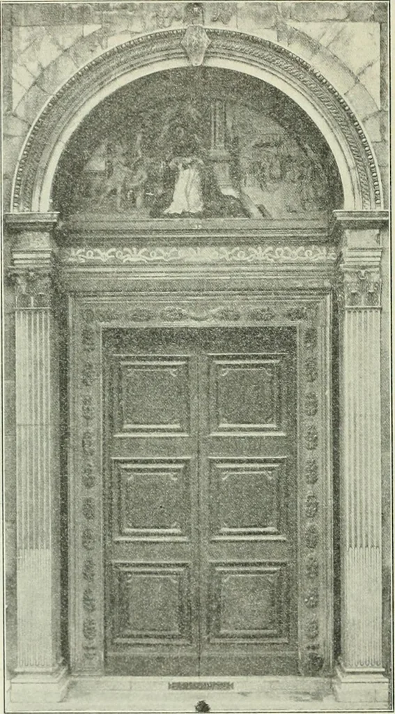 An illustration from Geschichte des florentinischen Grabmals von den ältesten Zeiten bis Michelangelo, 1904, leaf 383