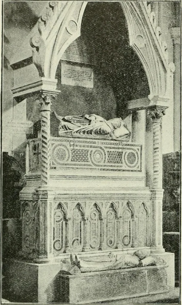 An illustration from Geschichte des florentinischen Grabmals von den ältesten Zeiten bis Michelangelo, 1904, leaf 39