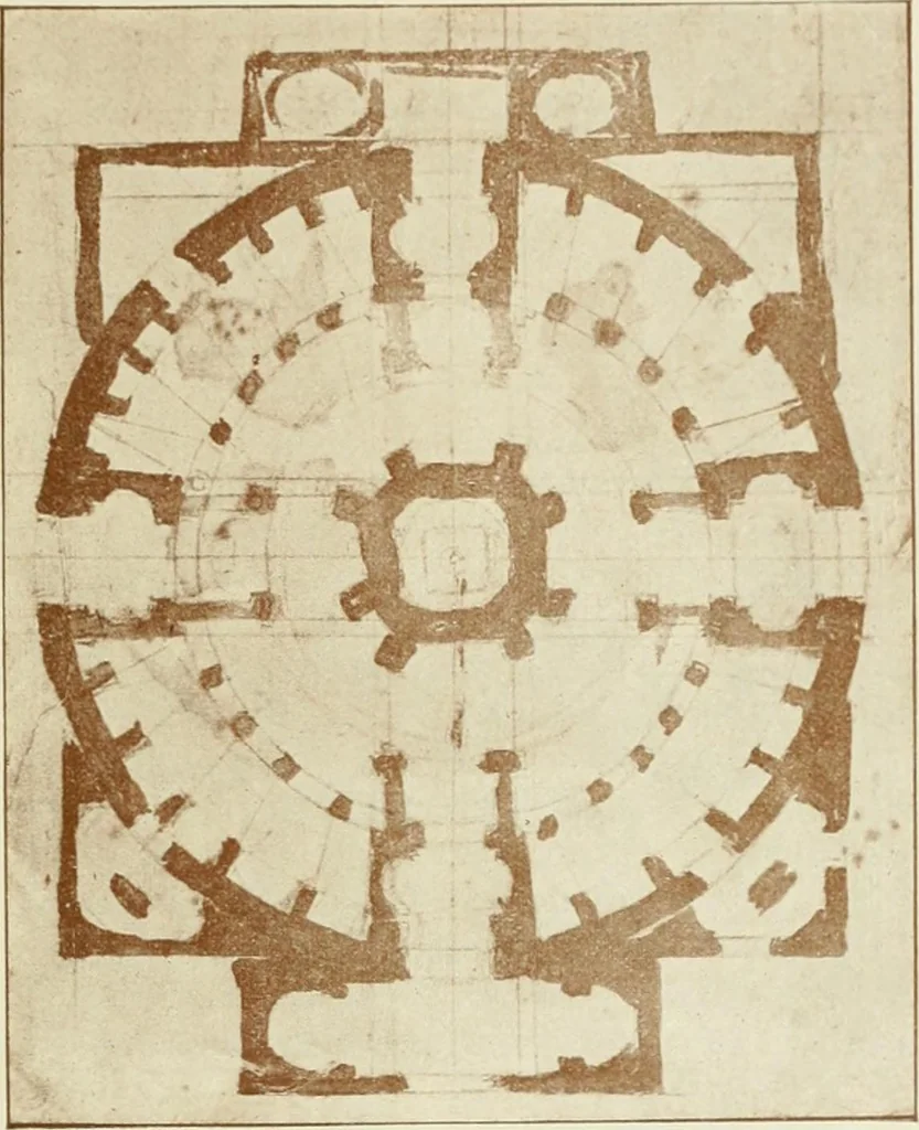 An illustration from Geschichte des florentinischen Grabmals von den ältesten Zeiten bis Michelangelo, 1904, leaf 394