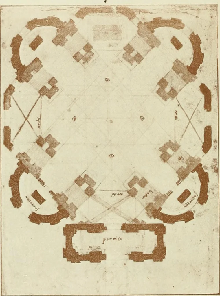 An illustration from Geschichte des florentinischen Grabmals von den ältesten Zeiten bis Michelangelo, 1904, leaf 395