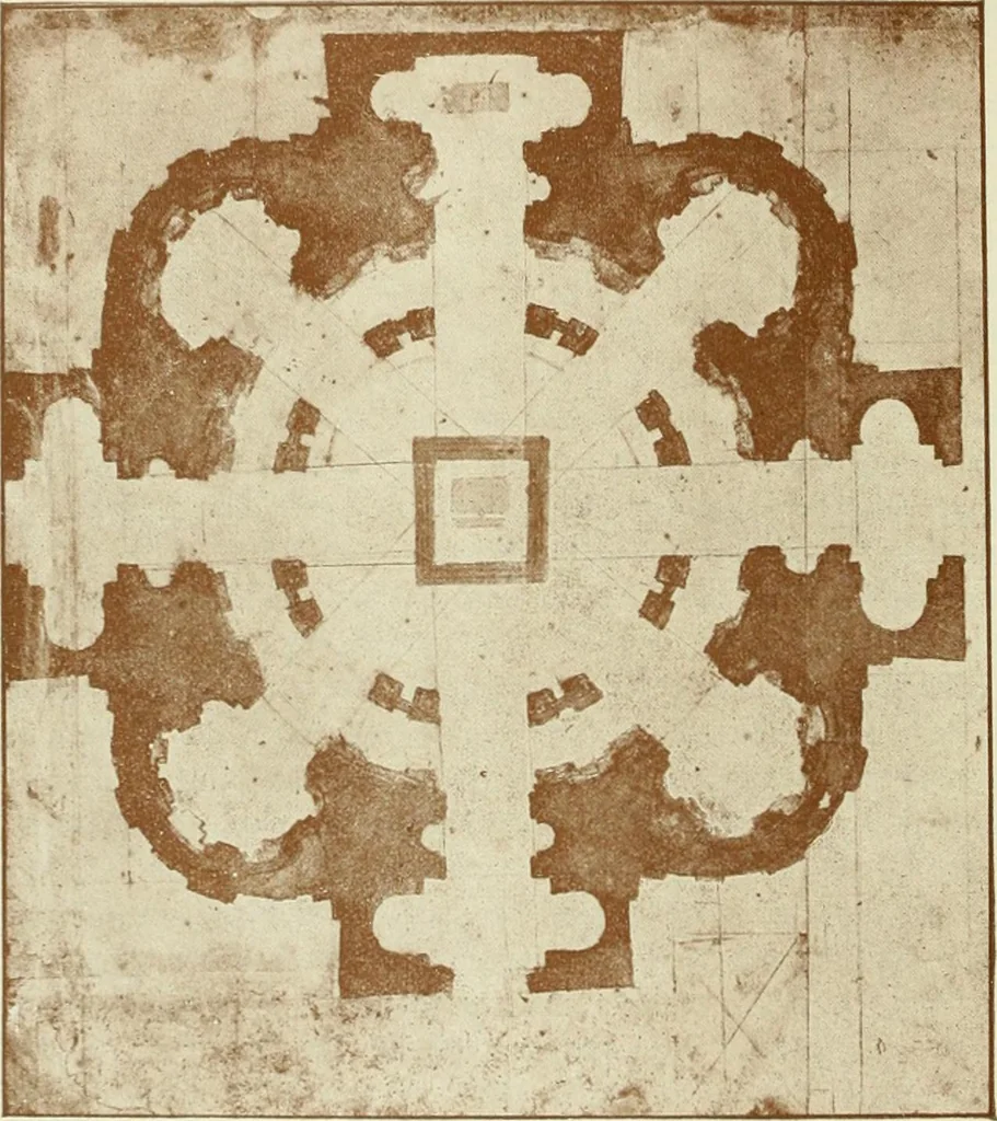 An illustration from Geschichte des florentinischen Grabmals von den ältesten Zeiten bis Michelangelo, 1904, leaf 397