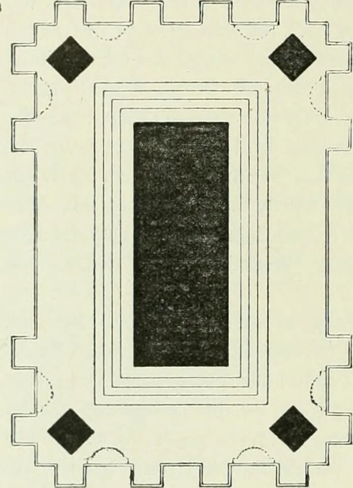 An illustration from Geschichte des florentinischen Grabmals von den ältesten Zeiten bis Michelangelo, 1904, leaf 423