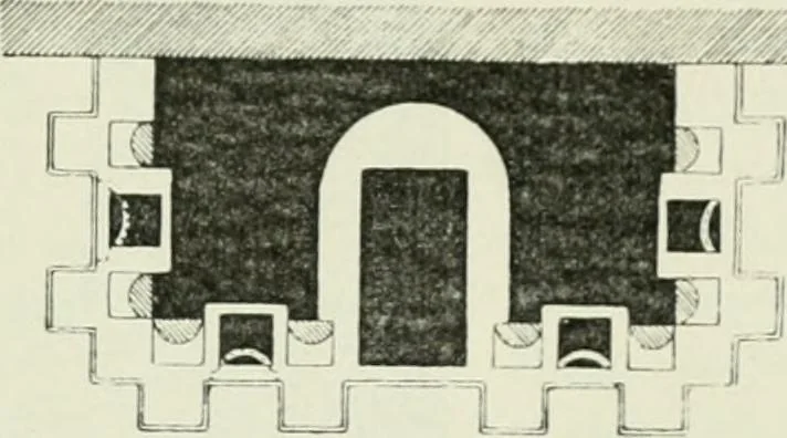 An illustration from Geschichte des florentinischen Grabmals von den ältesten Zeiten bis Michelangelo, 1904, leaf 424