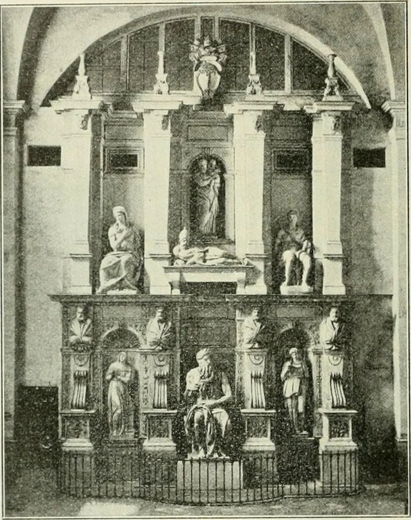An illustration from Geschichte des florentinischen Grabmals von den ältesten Zeiten bis Michelangelo, 1904, leaf 425