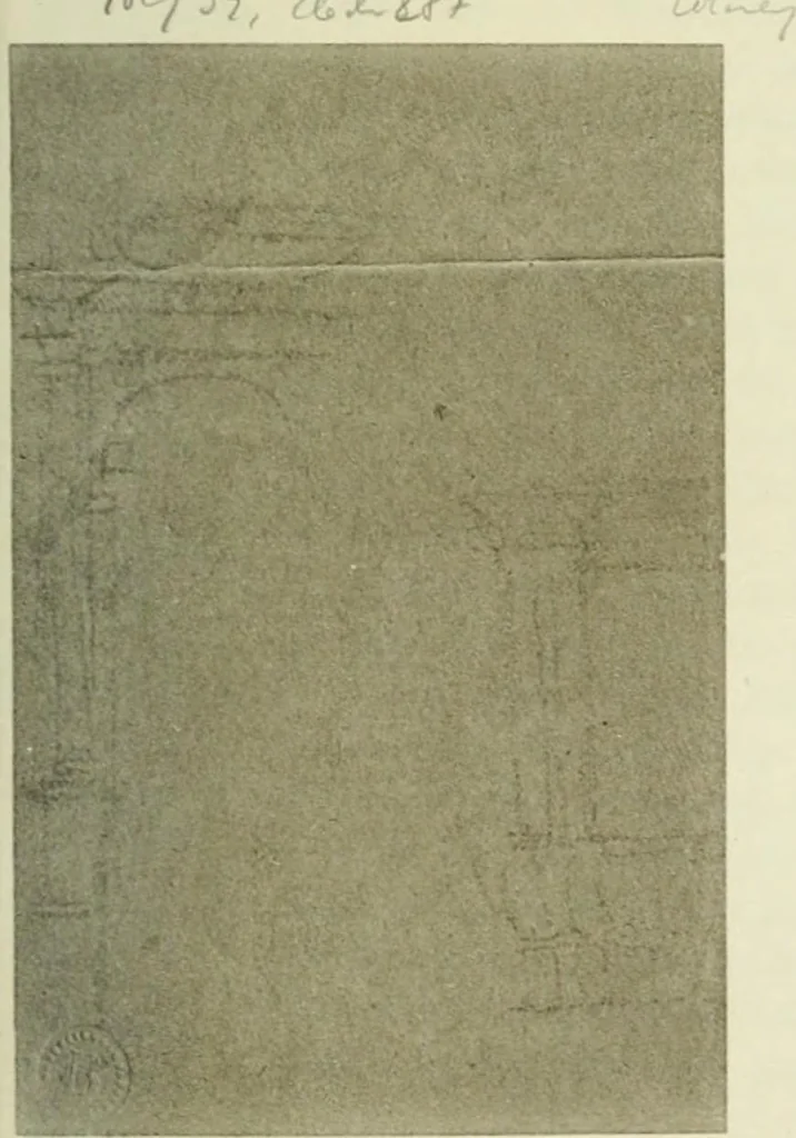 An illustration from Geschichte des florentinischen Grabmals von den ältesten Zeiten bis Michelangelo, 1904, leaf 434