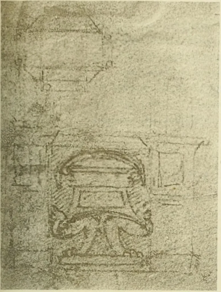 An illustration from Geschichte des florentinischen Grabmals von den ältesten Zeiten bis Michelangelo, 1904, leaf 438