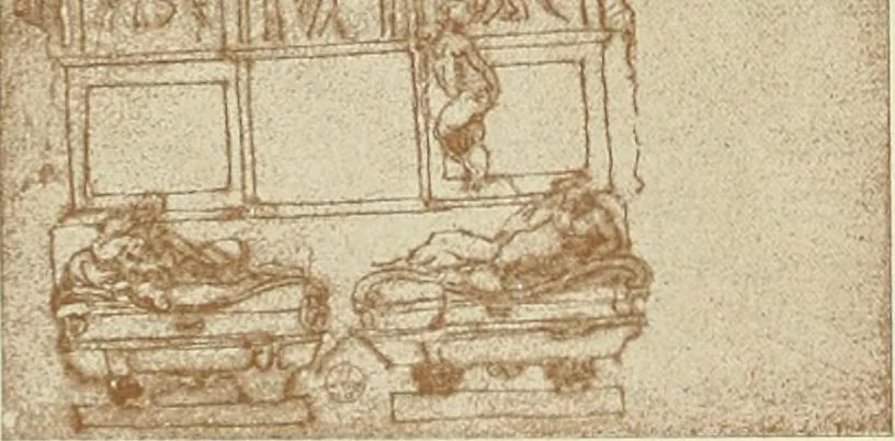 An illustration from Geschichte des florentinischen Grabmals von den ältesten Zeiten bis Michelangelo, 1904, leaf 441