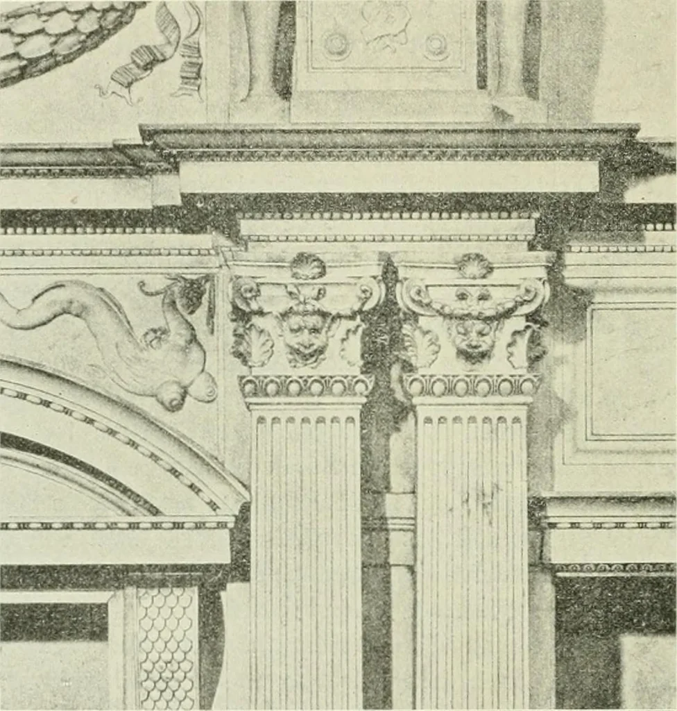 An illustration from Geschichte des florentinischen Grabmals von den ältesten Zeiten bis Michelangelo, 1904, leaf 455