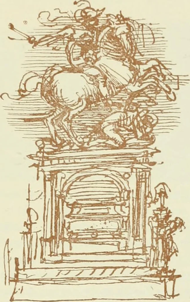 An illustration from Geschichte des florentinischen Grabmals von den ältesten Zeiten bis Michelangelo, 1904, leaf 468