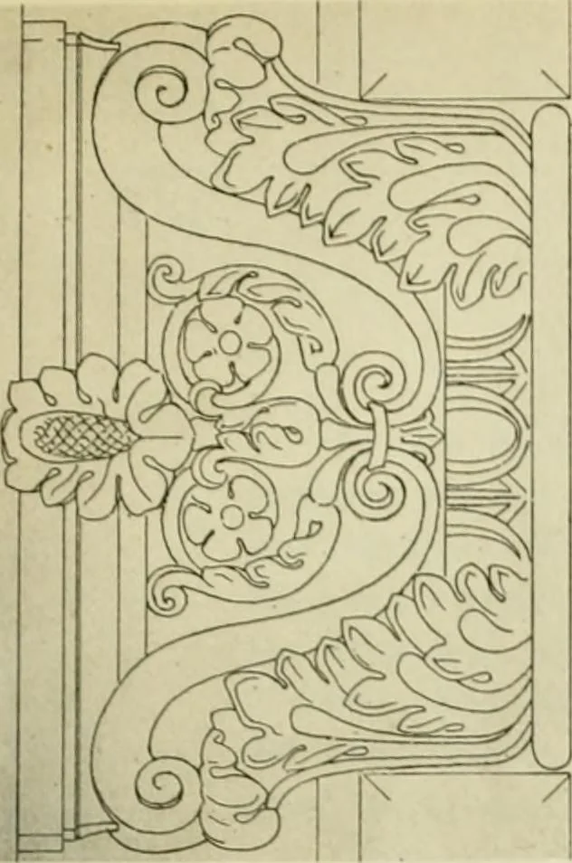 An illustration from Geschichte des florentinischen Grabmals von den ältesten Zeiten bis Michelangelo, 1904, leaf 472