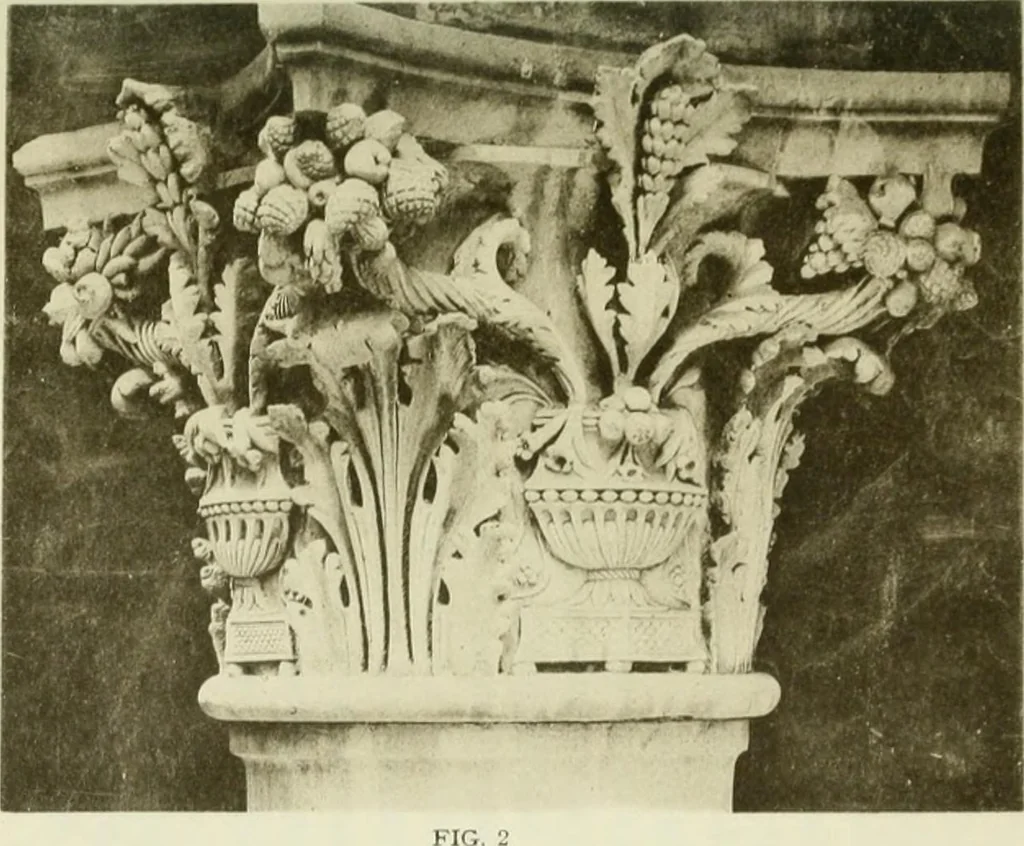 An illustration from Geschichte des florentinischen Grabmals von den ältesten Zeiten bis Michelangelo, 1904, leaf 476