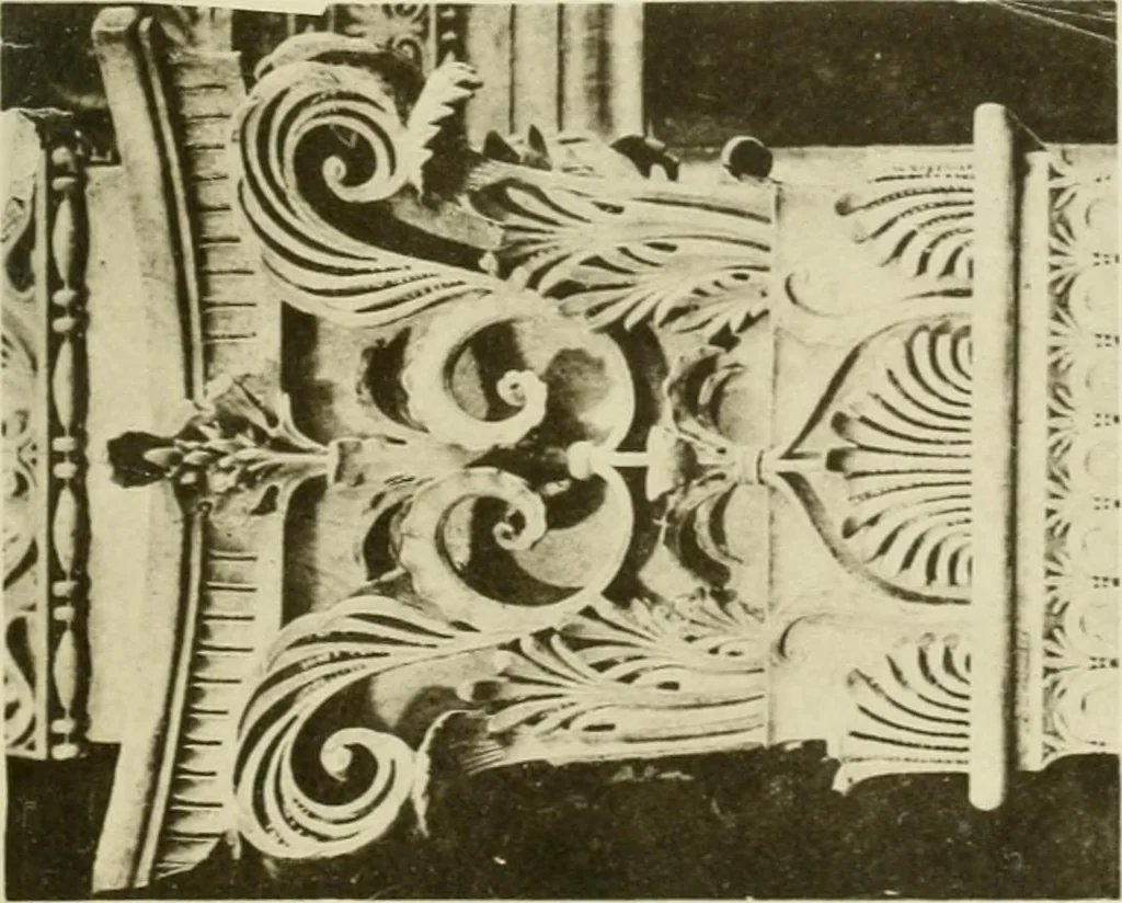An illustration from Geschichte des florentinischen Grabmals von den ältesten Zeiten bis Michelangelo, 1904, leaf 476