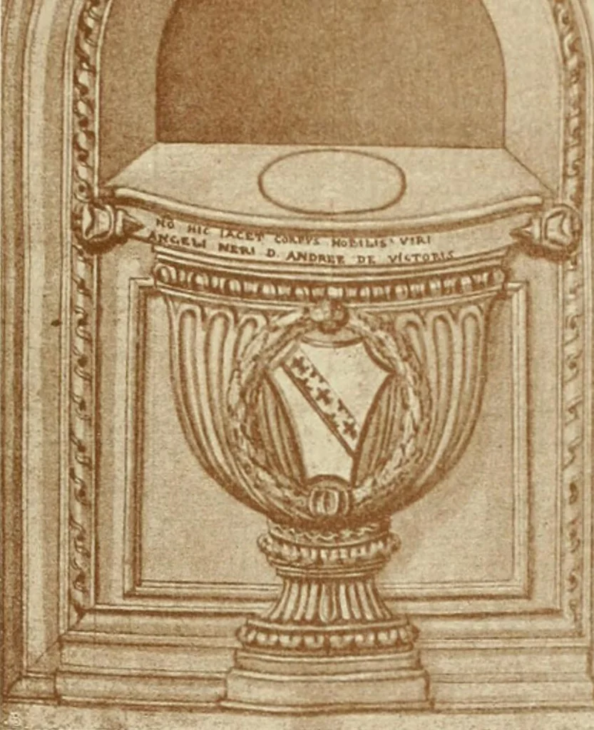 An illustration from Geschichte des florentinischen Grabmals von den ältesten Zeiten bis Michelangelo, 1904, leaf 498