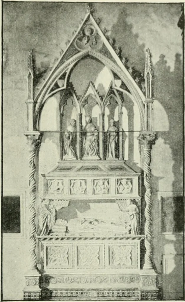 An illustration from Geschichte des florentinischen Grabmals von den ältesten Zeiten bis Michelangelo, 1904, leaf 50