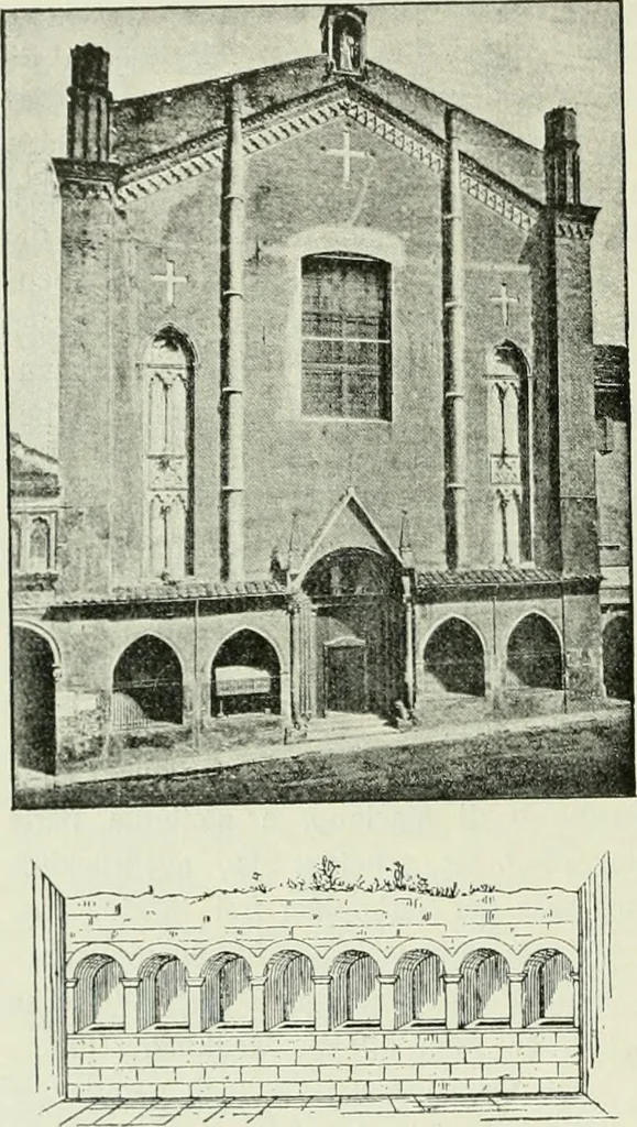 An illustration from Geschichte des florentinischen Grabmals von den ältesten Zeiten bis Michelangelo, 1904, leaf 69