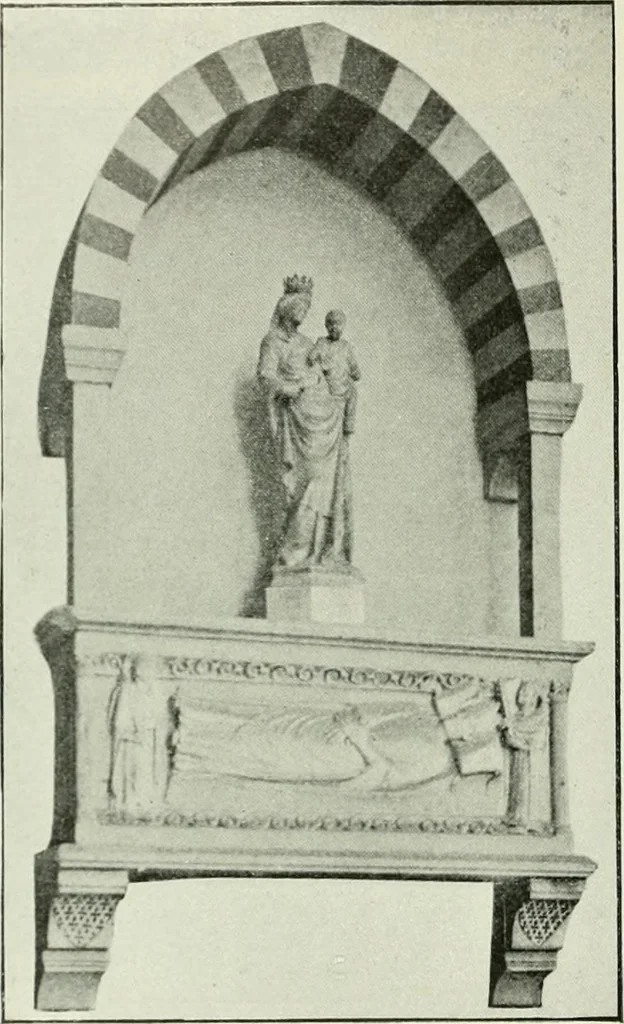 An illustration from Geschichte des florentinischen Grabmals von den ältesten Zeiten bis Michelangelo, 1904, leaf 75