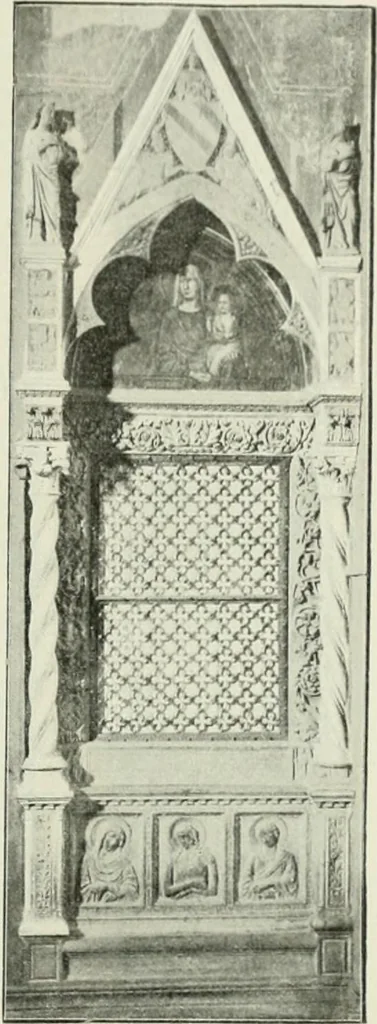 An illustration from Geschichte des florentinischen Grabmals von den ältesten Zeiten bis Michelangelo, 1904, leaf 80