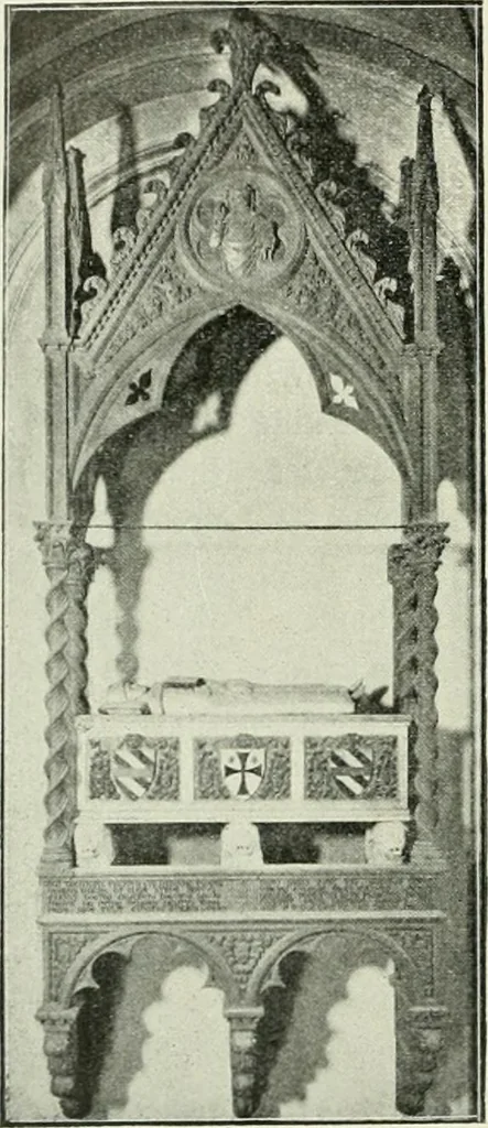 An illustration from Geschichte des florentinischen Grabmals von den ältesten Zeiten bis Michelangelo, 1904, leaf 93
