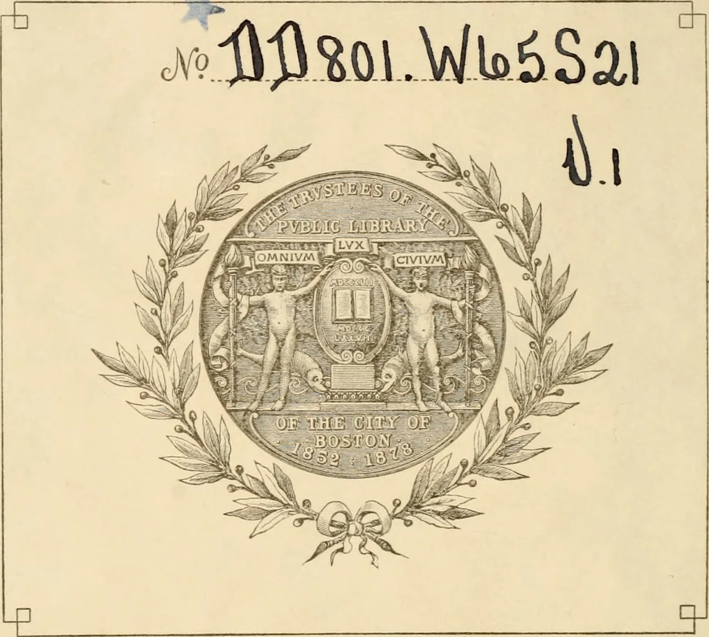 An illustration from Geschichte des Herzogthums Würtenberg unter der Regierung der Herzogen, 1764, leaf 1