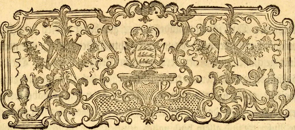 An illustration from Geschichte des Herzogthums Würtenberg unter der Regierung der Herzogen, 1764, leaf 8